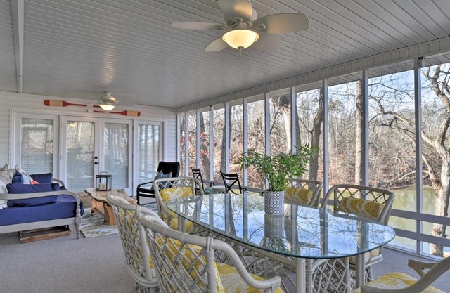 Large Lavonia Home with Party Dock on Lake Hartwell!
