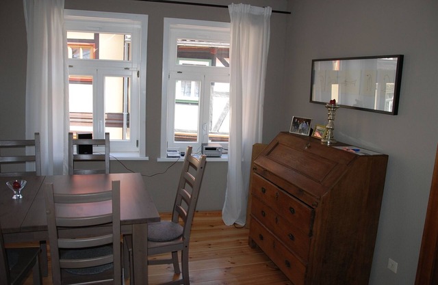 large, newly renovated half-timbered house with garage, pets welcome