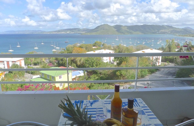 Large T1 with panoramic terrace overlooking the sea, swimming pool, close to beaches