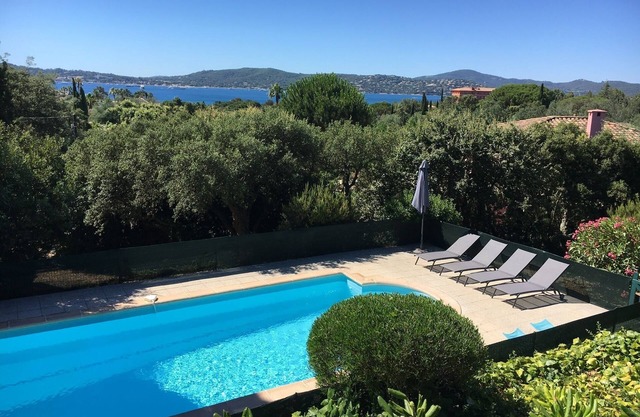 Large villa with pool and view to the sea in Sainte-Maxime - Beauvallon