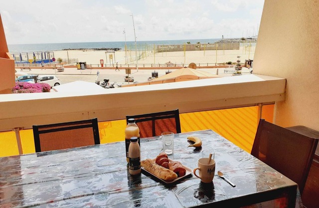 Latte Mer Studio Cabine Climatisé Front de mer