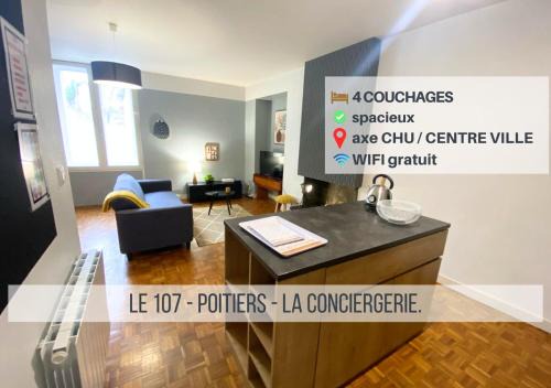 Le 107 - Poitiers - CHU - La Conciergerie.