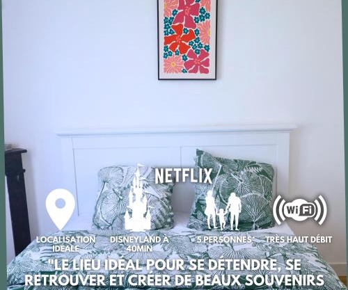 Le Halo Secret, 40min de Disney, 5 min du centre Coulommiers