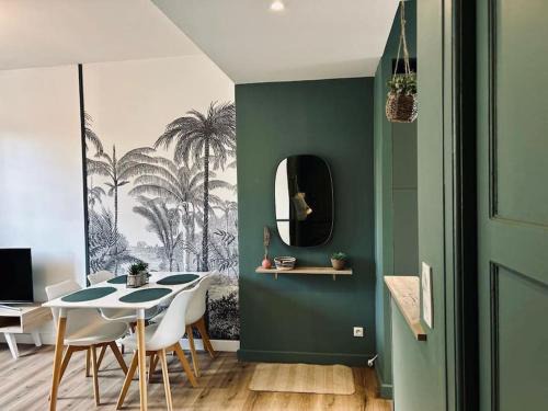 Le Nid Vert, T2 cocooning à Rennes, proche gare