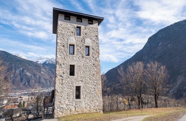 Le Perchoir, at the top of the Tour de la Fournache. A breathtaking view!