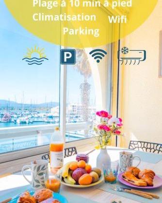 Les Terrasses du Port - VUE Port - Wifi - Parking - Clim