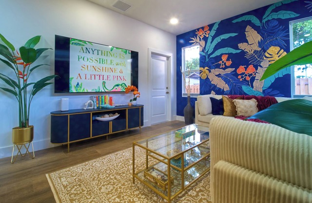 Lilly Pulitzer Inspired 5 mins Beach Pet Friendly EV Charger Smart Tropical Home