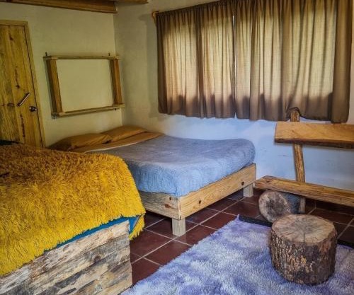 linda habitación en la montaña