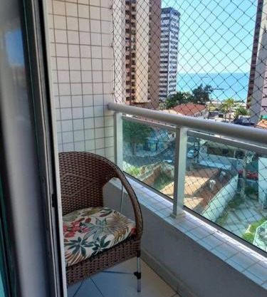 Lindo ap com vista mar, 250 m da praia 2 quartos 86m2 Mucuripe