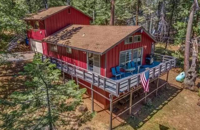 Little Red Cabin in Arnold California