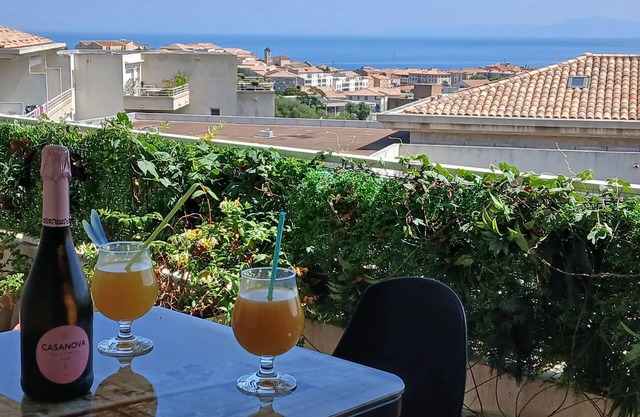 Location Grand T2 vue mer sur Ile Rousse