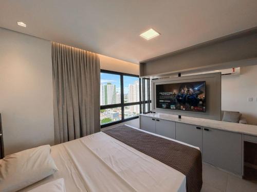 Loft Confortável e Luxuoso ao lado do Shopping CG.