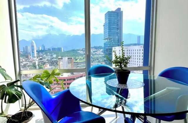 Loft confortable con vista espectacular a Sierra Madre a solo 5 min San Pedro