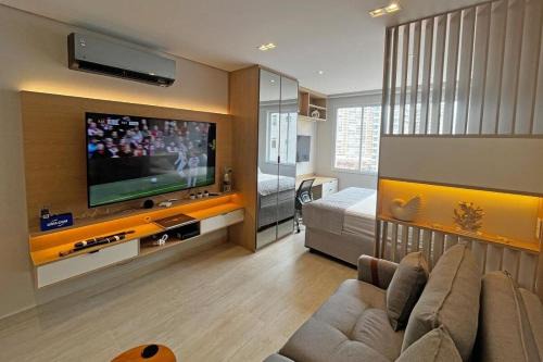 Loft Executivo Moderno com Garagem - Coração do Gonzaga