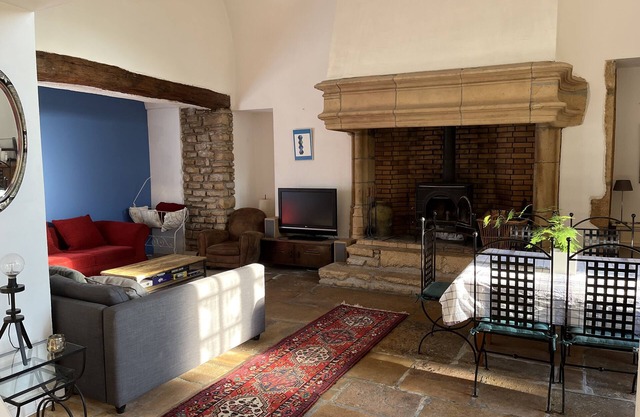 Loft in a golden stone castle