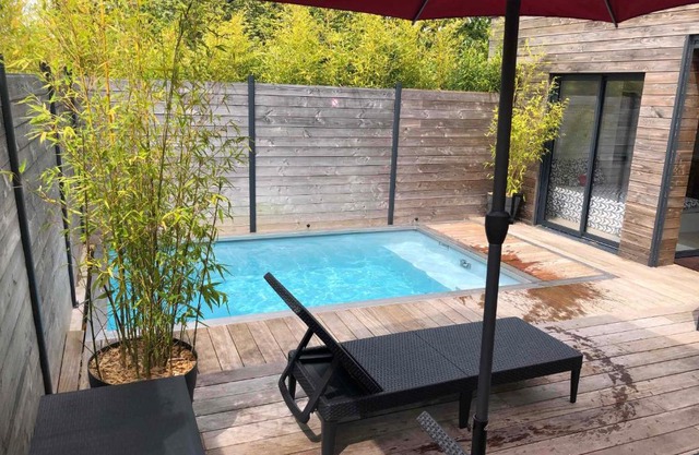 Loft privatisé avec spa XXL et piscine chauffée