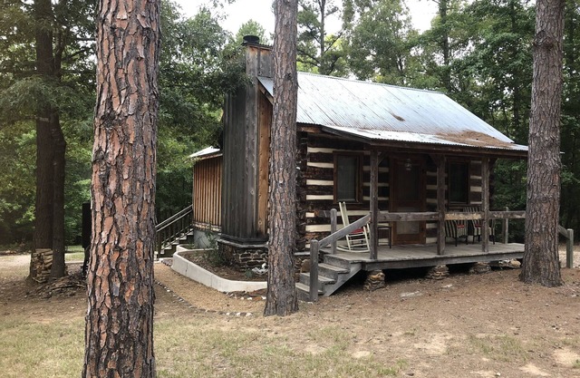 Log Cabin in Woods W/Trail & Scavenger Hunt Wood Fireplace, Lindale Canton Tyler