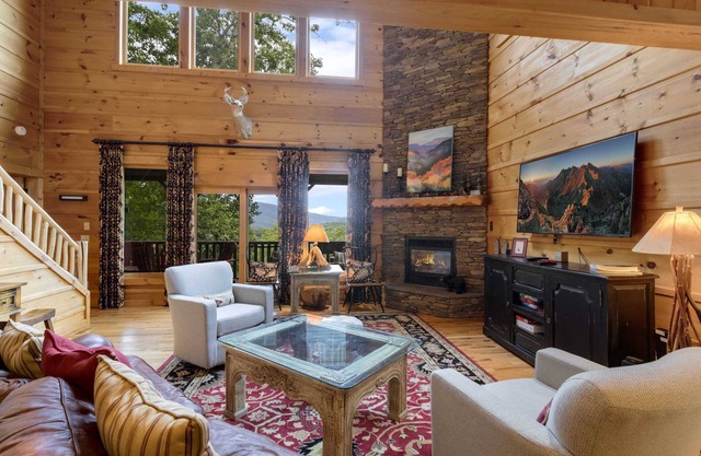Log Home Near Skiing, Trails, & More