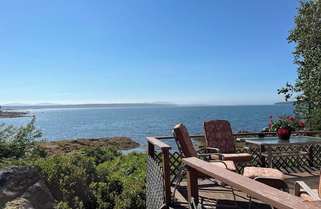 Longview Cottage - New offering for 2024. Oceanfront East Blue Hill!