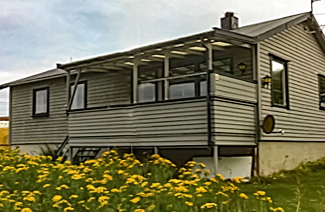 Look forward to a fantastic view of the fjord in this vacation home!
