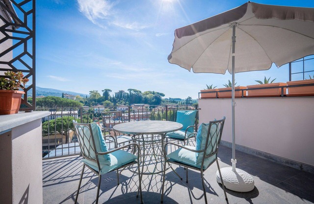 Lovely apartment for 4 guests with pool, WIFI, A/C, TV, terrace and panoramic view