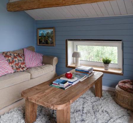 Lovely cabin with a beautiful view over Byske river