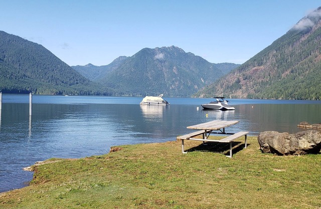 Lovely Lake Cushman, Dog Friendly Home One Minute from the Lake!