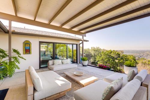 Luxe Mid-Century Austin Home with Canyon Views