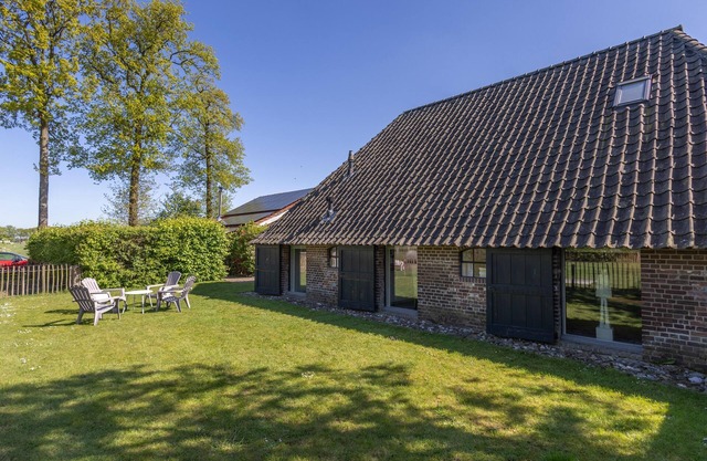 Luxurious and modern farmhouse with sauna