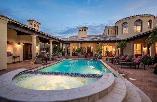 Luxury 2-Acre Tuscan Style 5-bedroom Estate Near Troon North, Privately Gated