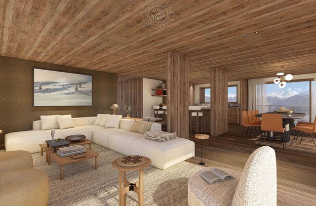 Luxury apartment in the center, near slopes in Courchevel 1850