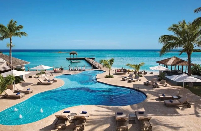 Luxury Beachfront All Inclusive Resort Jamaica Tropical View With Tub