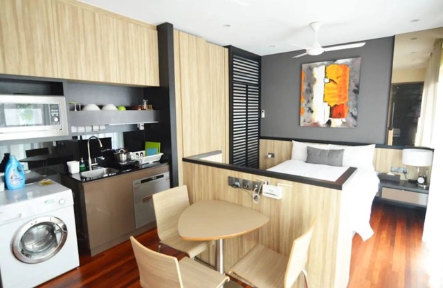 Luxury & Bright studio room SEN-4 with shared pool