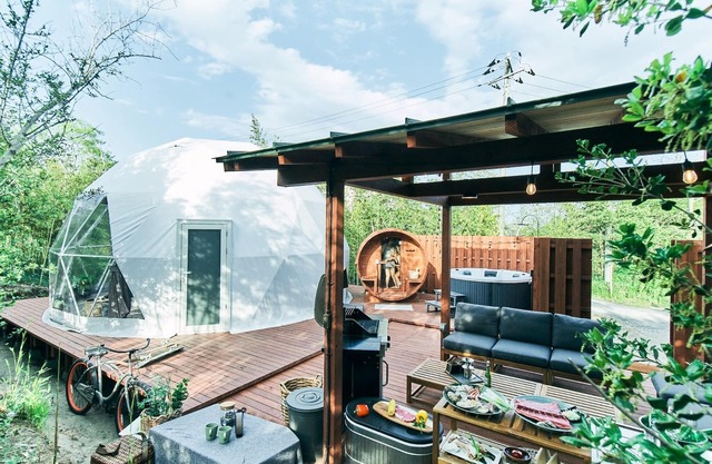 luxury dome tent/Chosei-gun Chiba
