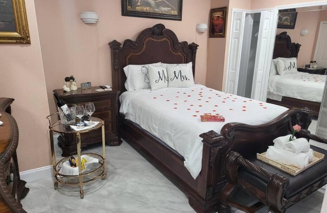 Luxury romantic and cozy space.