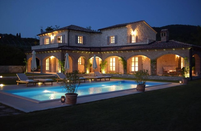Luxury villa with large heated pool and game room