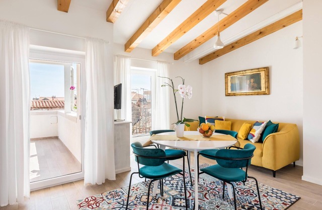 Magic terrace apartment among the old rooftops, next to Diocletian's Palace