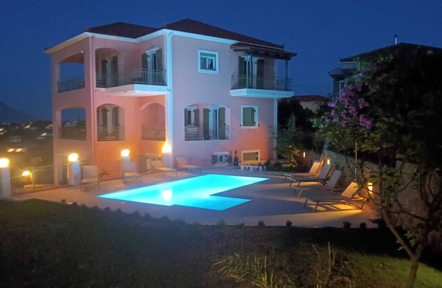 Magnificent Family Residence Private Pool In Perfect Kefalonian Village Setting