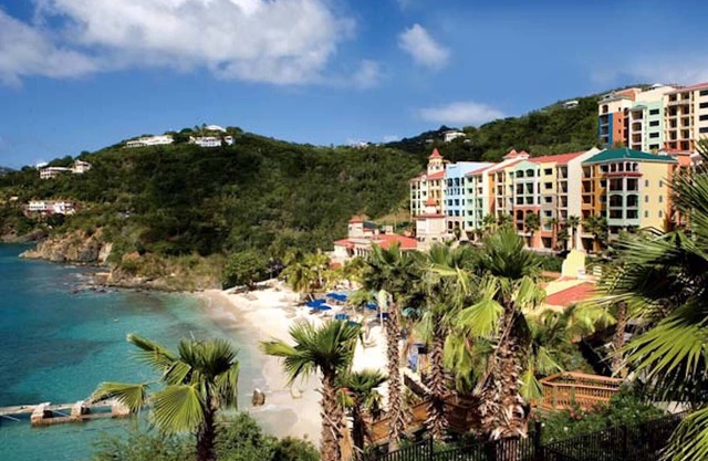 Marriott Frenchman's Cove Resort, beautiful oceanfront resort, 2 bedroom villas.