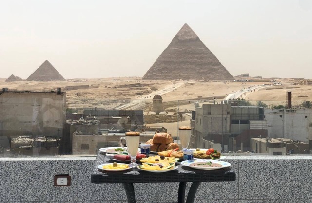 Middle East Pyramids View