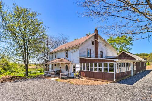 Mifflinburg Farmhouse with Deck Family Friendly!