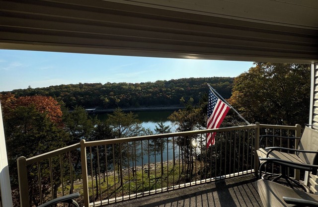 Mike and Lee's relaxing 2-bedroom lakefront condo at Ozark Mountain Resort.