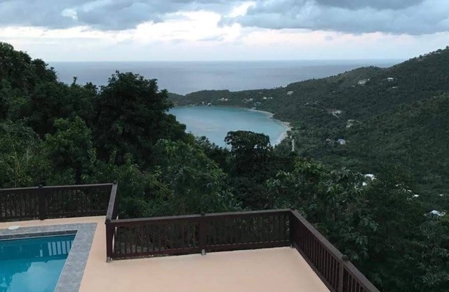 Miracle Pool House overlooking Brewer's bay