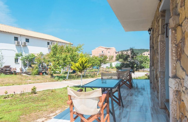 'Mirage Arillas Studio Type B11' with Sea View, Shared Pool & Wi-Fi