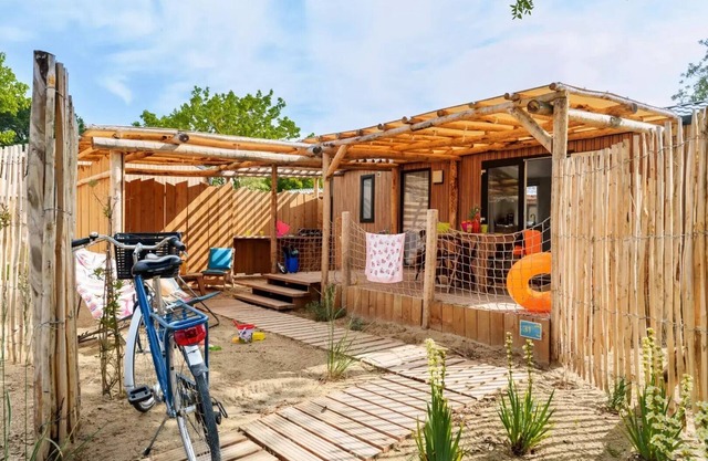 Mobil-home Premium Sable Side 3 Zimmer 4 Personen + TV
