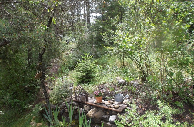 Mobile home in mountain property in barcelonnette