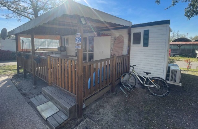 Mobilhome 4/6 Personnes Climatisé ds Camping 3 Azur au Bord du lac de Soustons