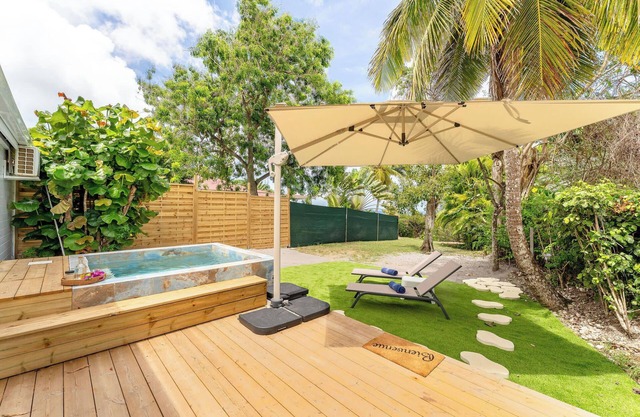 Moca Cabana is a charming bungalow designed for a getaway for two