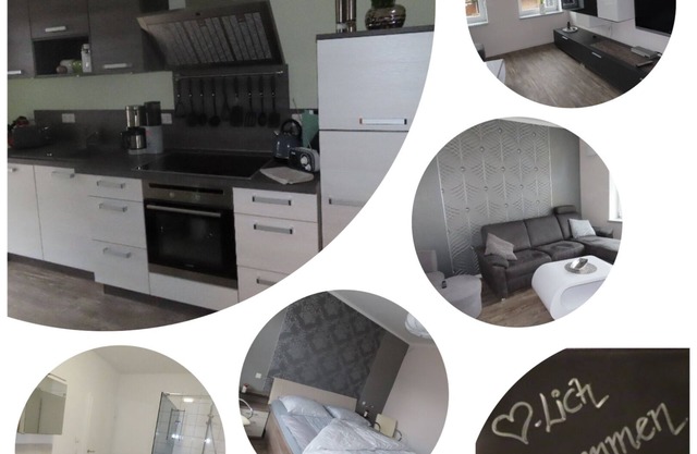 Modern and lovingly furnished apartment with balcony