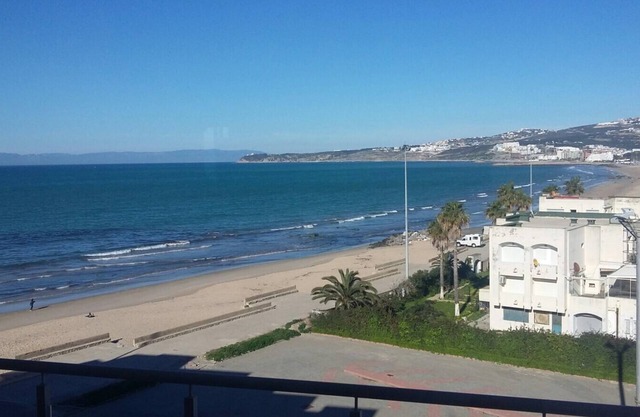 Modern apartment overlooking Tanger Bay and near Hilton city center